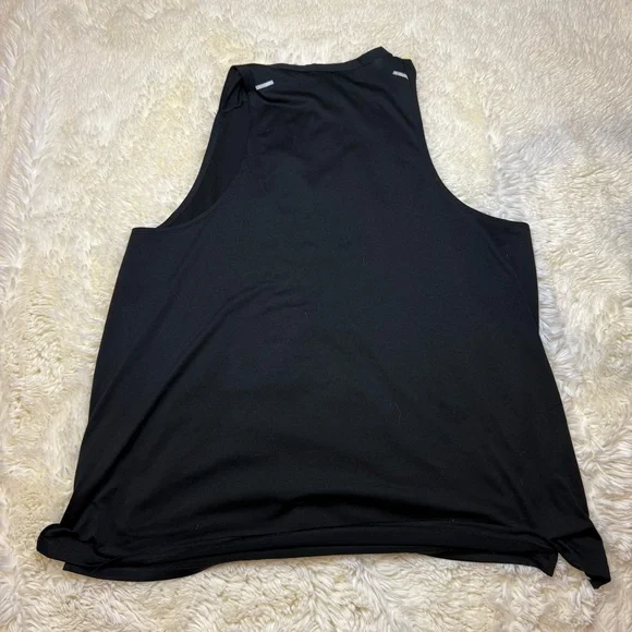 Nike men’s XL Black dri fit running Tank Top lightweight breathable - Picture 5 of 6